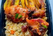 Coconut Rice With Chicken and Plantains