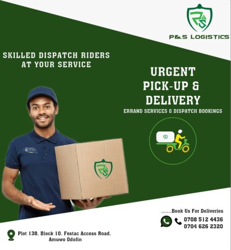 Dispatch Rider needed for immediate employment