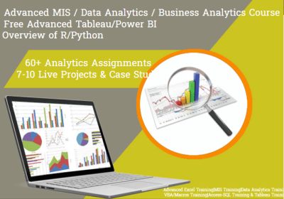 MIS Training Course in Delhi,110022. Best Online Live MIS Training in Kolkata by IIT Faculty , [ 100% Job in MNC] July Offer’24, Learn Excel, VBA, MIS, Tableau, Power BI, Python Data Science and Big 4, Analytics, Top Training Center in Delhi NCR – SLA Consultants India