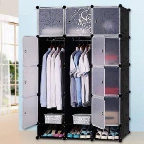 Large Capacity Wardrobes with Trolley